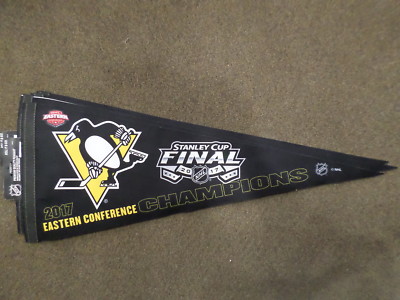 2017 PITTSBURGH PENGUINS EASTERN CONFERENCE CHAMPS STANLEY CUP ROLL & GO PENNANT