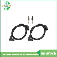 Spark Plug & Wire Cap 15in/24.4in For Can Am Outlander 500 570 650 800 1000 MAX