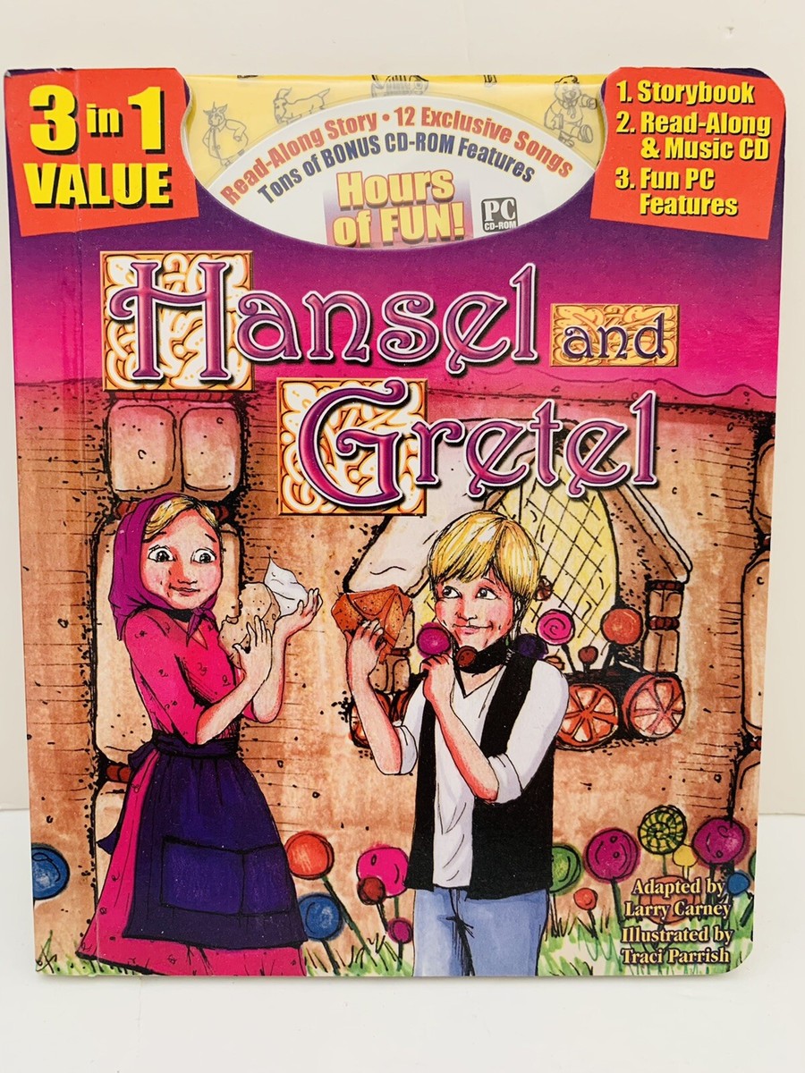 Hansel and Gretel 3-in-1 Storybook, Read-Along & Music CD w/ Fun