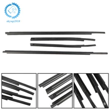 Door Outer Belt Moulding Weatherstrip For Toyota Tundra 2007-2020 Double Cab