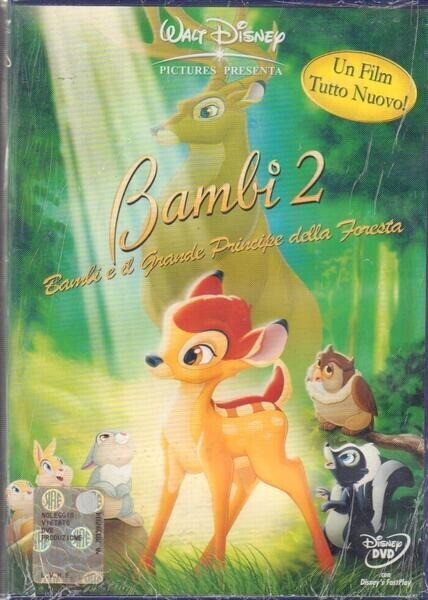 DVD Walt Disney Bambi 2 ITALIAN / ENGLISH A.O. NEW OVP Walt