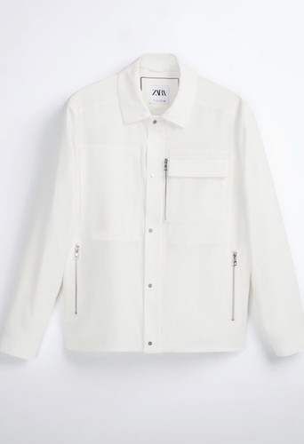 Zara Men's White Lightweight Water 