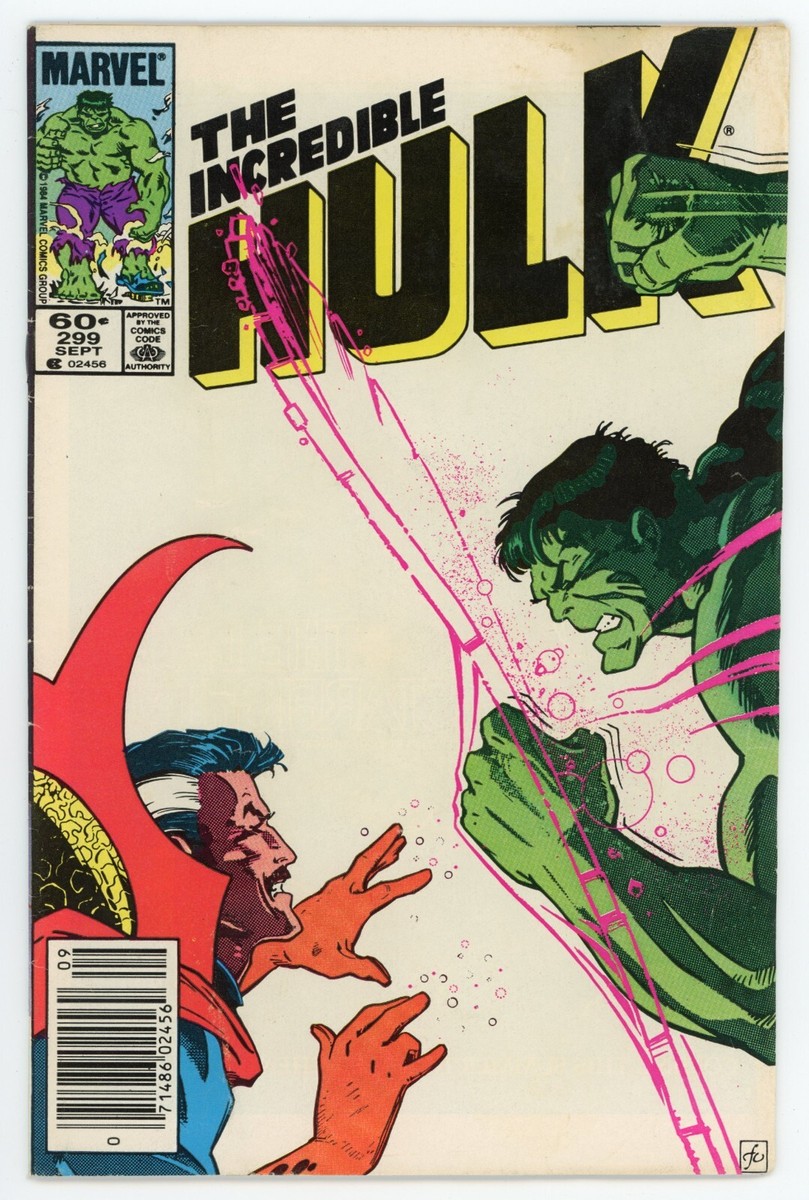 The incredible HULK #299〜#302 アメコミ　マーベル Incredible Hulk #299 (GD/VG 3.0) NEWSSTAND 1st app Mindless Hulk