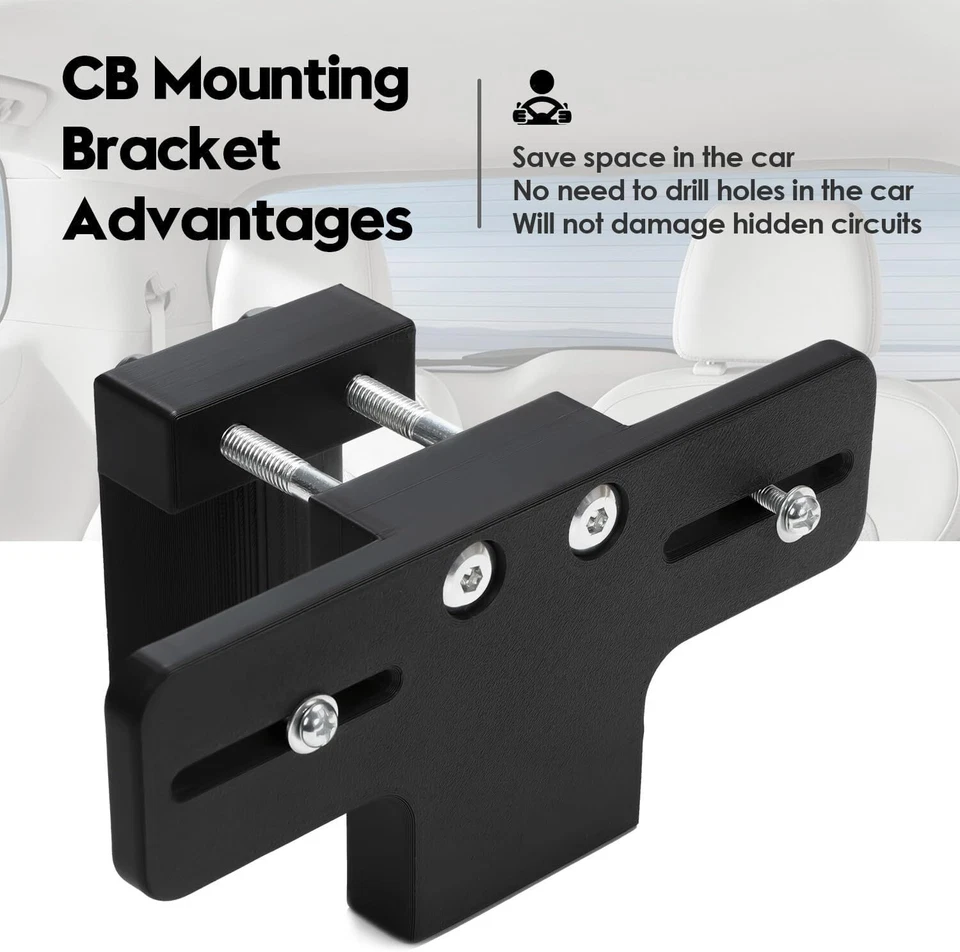 Upgrade Cup Holder RadioMount-Clamping Mount,CB Radio Mounting Brackets - Image 3 of 4