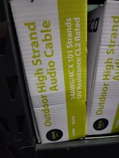 14 Gauge AWG Audio Cable Wire Full Copper Outdoor Direct Burial UV 14/4 250ft