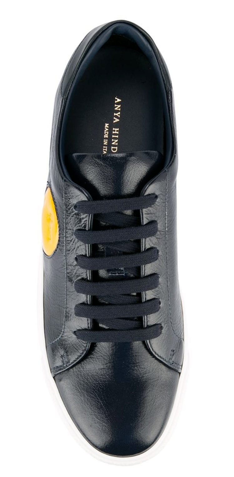 Anya Hindmarch Chubby Wink Patent Sneakers Shoes Trainers 38 eBay