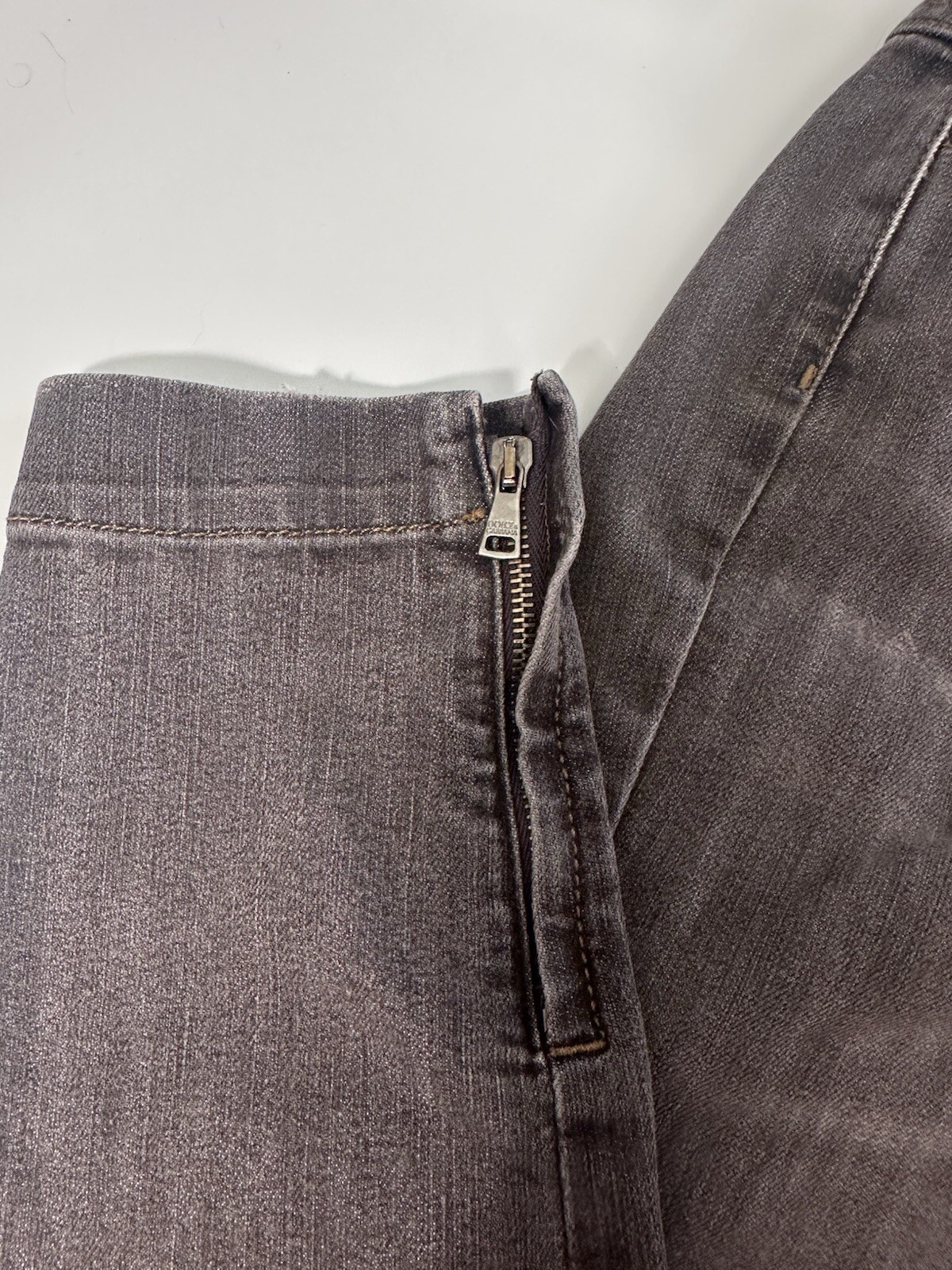 Dolce & Gabbana D&G Y2K Leopard Zip Hem Skinny Gray Jeans IT42 Italy image 8
