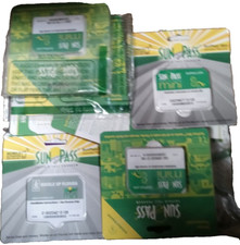 Sun Pass MINI Transponder Sticker Florida Prepaid Toll Roads  5-PACK 