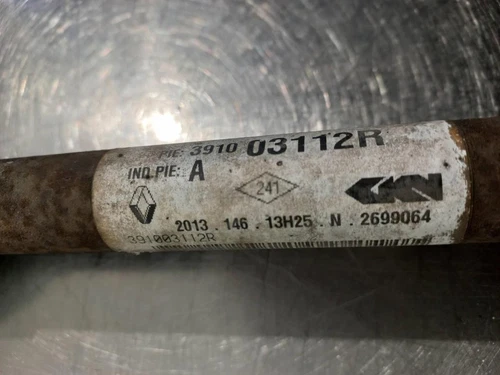 391003112R Transmision Delantera Derecha para RENAULT SCENIC III (JZ) 20 106624 - Imagen 7 de 10