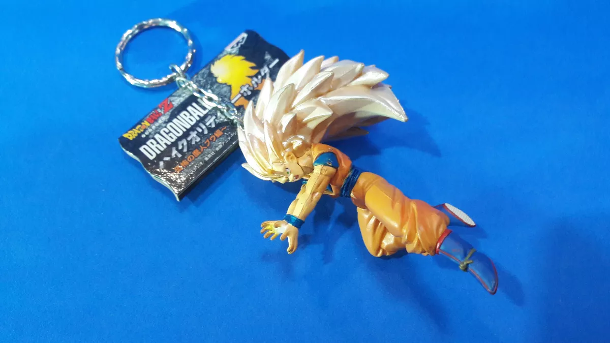 Chaveiro / Boneco Dragon Ball Z Super Saiyan 3 Son Gokou (Goku) da