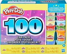 PLAY-DOH WOW 100 BULK MODELING COMPOUND VARIETY PACK *DISTRESSED PKG