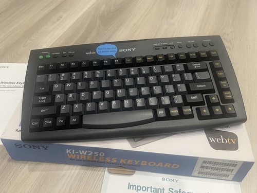 Sony Wireless Keyboard for WebTv Model SWK-8660 KI-W250 - Picture 5 of 8