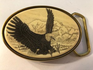 barlow solid brass belt buckle