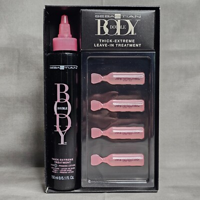 SEBASTIAN Double Body Thick Extreme Leave-In Treatment Kit: Lotion & Serum