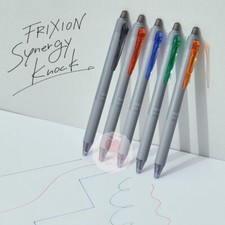 FRIXION Synergy Tip Pens Grey Body Needle Point Erasable Ink Pilot 0.3 0.5 0.4mm