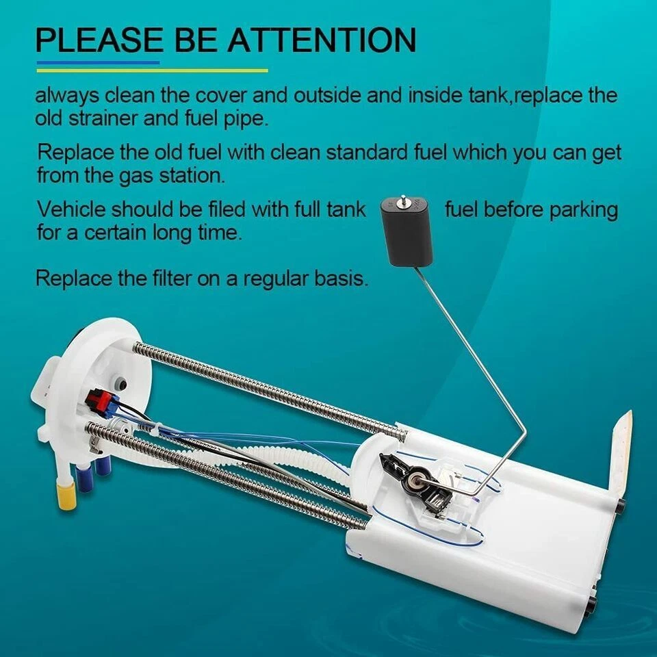 Bomba de combustible para camioneta Chevy Silverado GMC Sierra 99-04 4,3 L 4,8 L 5,3 L 6,0 L E3500M Foto 2 de 4