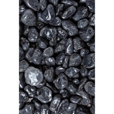 10 SACCHI DI CIOTTOLI NERO EBANO DA 25 KG 15/25 MM SASSI PIETRE GIARDINO VASI