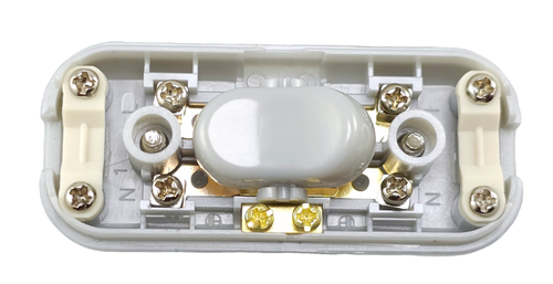 Schnur-Zwischenschalter mit zugentlastung 3-polig, 6 A, 250 V~, Paßt für LED SMD - Picture 15 of 22