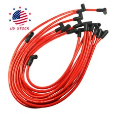 Jdmspeed High Performance Electronic Spark Plug Wire Set Hei Sbc Bbc 350 10.5mm