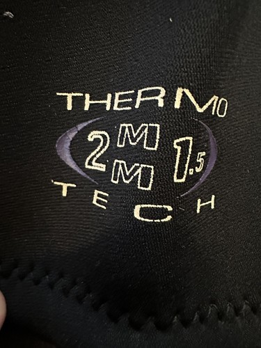 Traje de neopreno Heat Wave púrpura negro tecnología térmica costuras impermeables talla grande - Imagen 8 de 8