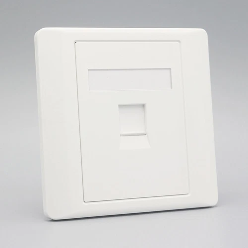 86 Type Network Ethernet LAN Gigabit RJ45 Cat6 Outlet Socket Keystone Facepl' JW