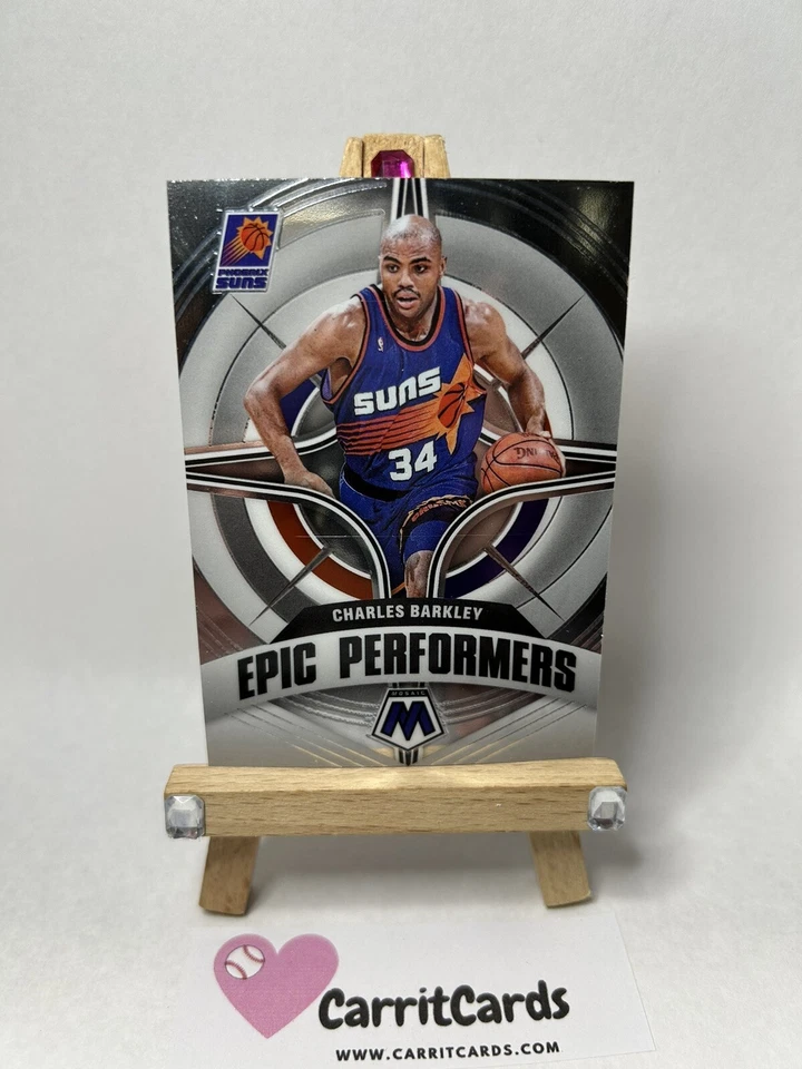 CHARLES BARKLEY 2021-22 Panini Mosaic Epic Performers #13 Phoenix Suns - Image 3 of 4