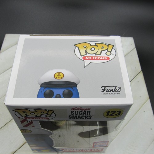 Funko Pop Ad Icons Kellogg's Sugar Smacks Smaxey the Seal #123 2021 Limited Ed - Picture 4 of 6