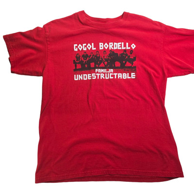 Gogol Bordello Familja Undestructible T SHIRT FUlL Size S-5XL