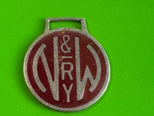 WF-094 N&W Northfolk Western Railway Trademark Logo Watch Fob Railroad Train RR