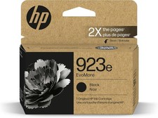 HP 923e Black EvoMore Ink Cartridge Works with OfficeJet 8120 4K0T7LN
