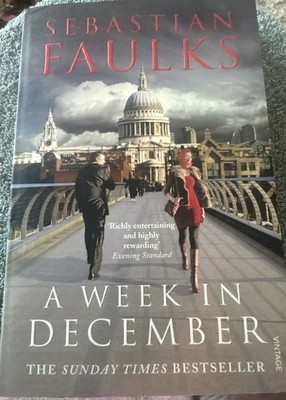 A week in December By Sebastian Faulks BRAND NEW PAPERBACK BOOK