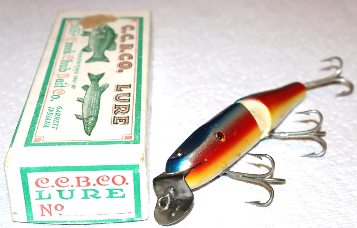 Creek Chub Fishing Sign Bait Lure Tackle Fish Targa in metallo 20 x 30 cm