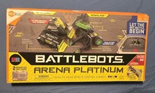 Rare HEXBUG BattleBots Arena Platinum Multiplayer Robot Game Missing Remotes