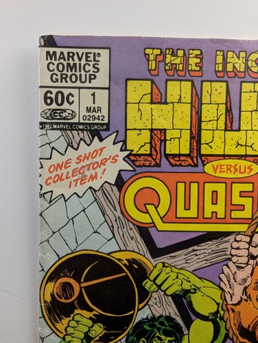 Incredible Hulk vs. Quasimodo #1 One-Shot 1983 Marvel Comics Edicola RY3-82 - Foto 3 di 14