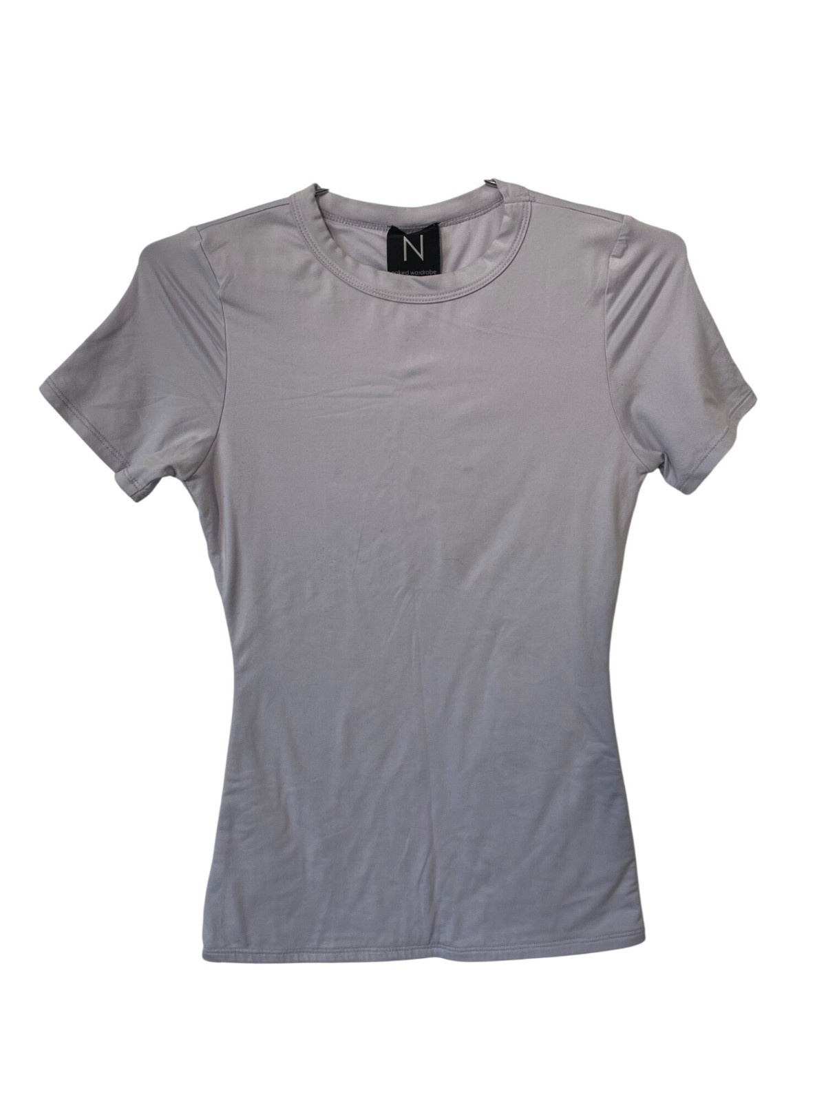 Naked Wardrobe Basic Tee Size Small Fitted Short … - image 1