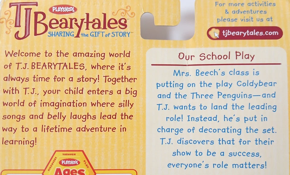 TJ BEARYTALES Animated Talking Story-Telling Teddy Bear Toy + Extra Books NEW! - Image 4 of 4