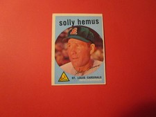 1959   TOPPS#527   SOLLY HEMUS   CARDINALS      EX+/EXMT