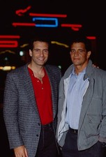 Robert Firth Ed Marinaro behind the scenes making of the ABC tv mo- Old Photo 5