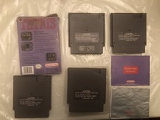 Nintendo NES 4 Games Tetris Gyromite TMNT Super Mario 3 Box Manuals CIB Metroid