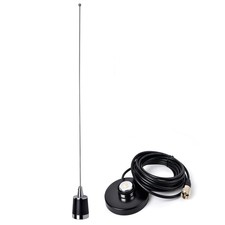Amateur Pre-Tuned Dual-Band VHF/UHF Dual Band NMO Antenna for 2m 70cm Mobile ...