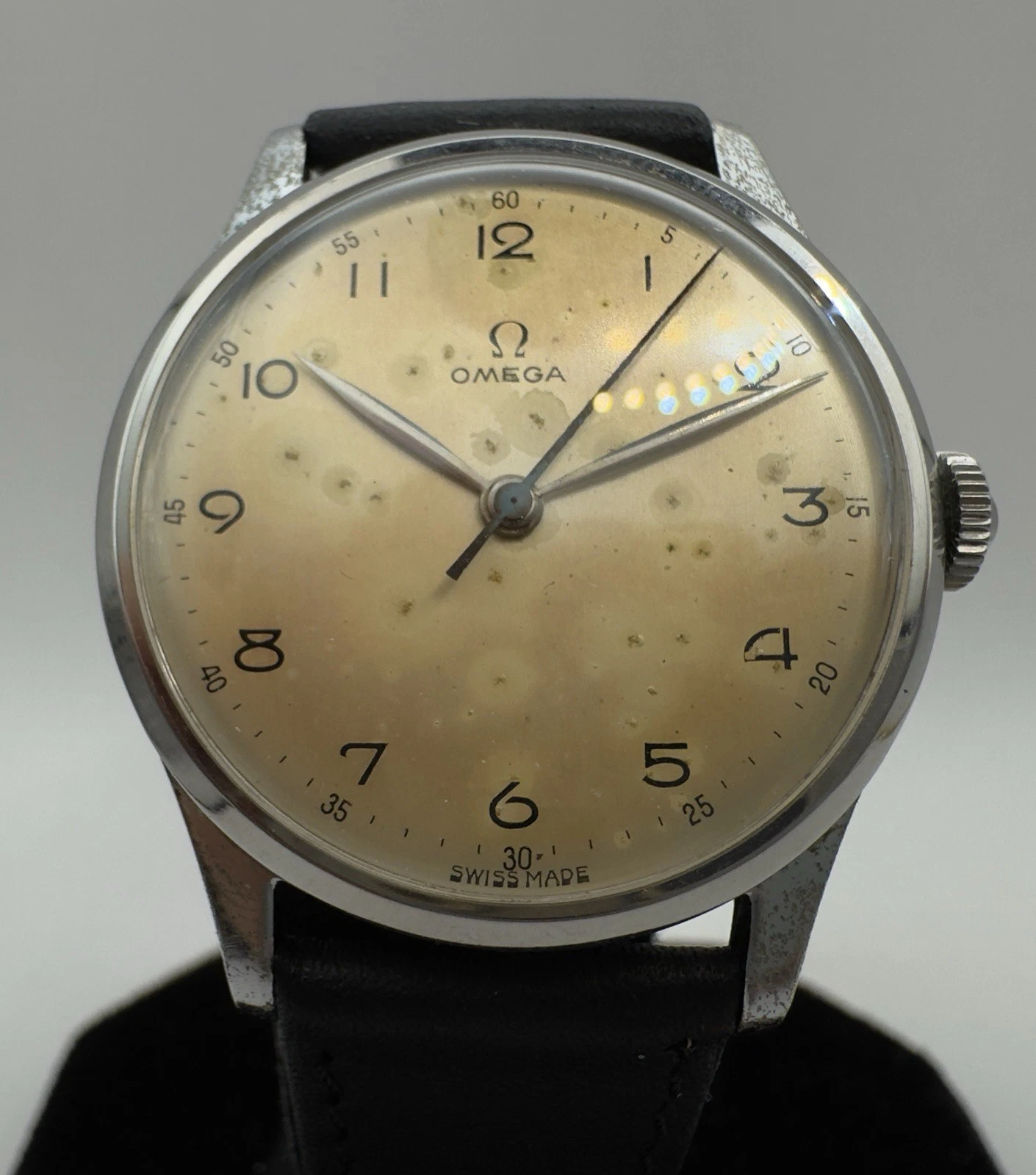 Omega — Omega Vintage Men’s Wristwatch With Mechanical 30T2 Movement
