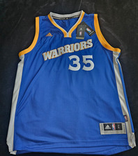 adidas 2016-2017 Golden State Warriors Kevin Durant Alternate Jersey Sz L