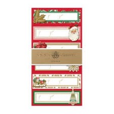 Anna Griffin set of 24 dimensional pretty gift labels for Christmas, Holidays