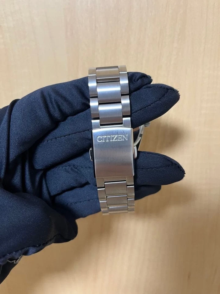 Pulsera de acero automática Citizen NB1060-04A esfera lacada hoja de plata 38,2 mm Foto 4 de 4