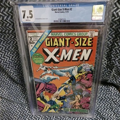 Giant Size X-men #2 Cgc 7.5 Graded Marvel Comic