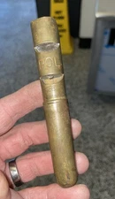 POL Cordesius Batavia Brass Police Whistle - RARE Working with Ball 1900s