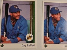 Gary Sheffield 1989 Star MLB Brewers RC Lot of 2 Rookie Cards Vintage VTG 13