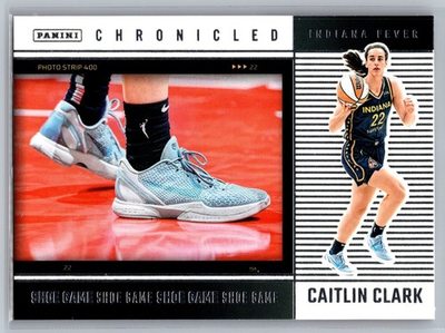 #ad 2025 Panini Caitlin Clark Chronicled #80 Shoe Game Base $2.65