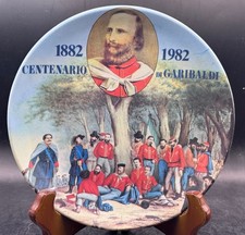 Piatto plastica rigida, 100 anni dalla nascita di Garibaldi. No Box.
