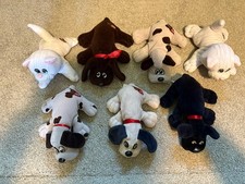 Vintage 1980s Pound Puppies And Kittens Set Of 7